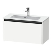 Duravit Meuble sous-lavabo Ketho.2 Compact 81x39 cm, blanc mat, 1 tiroir, suspendu