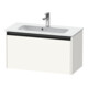 Duravit Meuble sous lavabo Ketho.2 Compact 81x39 cm, blanc mat, 1 tiroir, suspendu-1