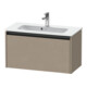 Duravit Meuble sous-lavabo Ketho.2 Compact 81x39 cm, lin, 1 tiroir, suspendu-1