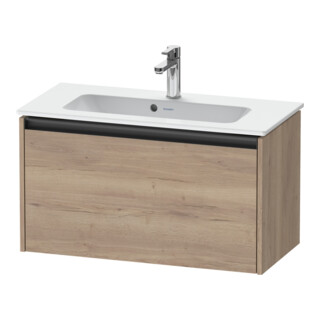 Duravit Meuble sous lavabo Ketho.2 Compact 81x39 cm, marbre œuf, 1 tiroir, suspendu