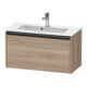Duravit Meuble sous lavabo Ketho.2 Compact 81x39 cm, marbre œuf, 1 tiroir, suspendu-1