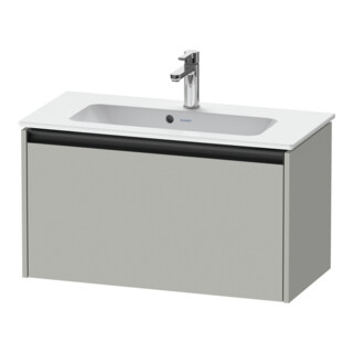 Duravit Meuble sous-lavabo Ketho.2 Compact 81x39cm, béton gris, 1 tiroir, suspendu