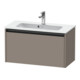 Duravit Meuble sous lavabo Ketho.2 Compact 81x39cm, blanc mat, 1 tiroir, suspendu-1