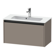 Duravit Meuble sous lavabo Ketho.2 Compact 81x39cm, blanc mat, 1 tiroir, suspendu