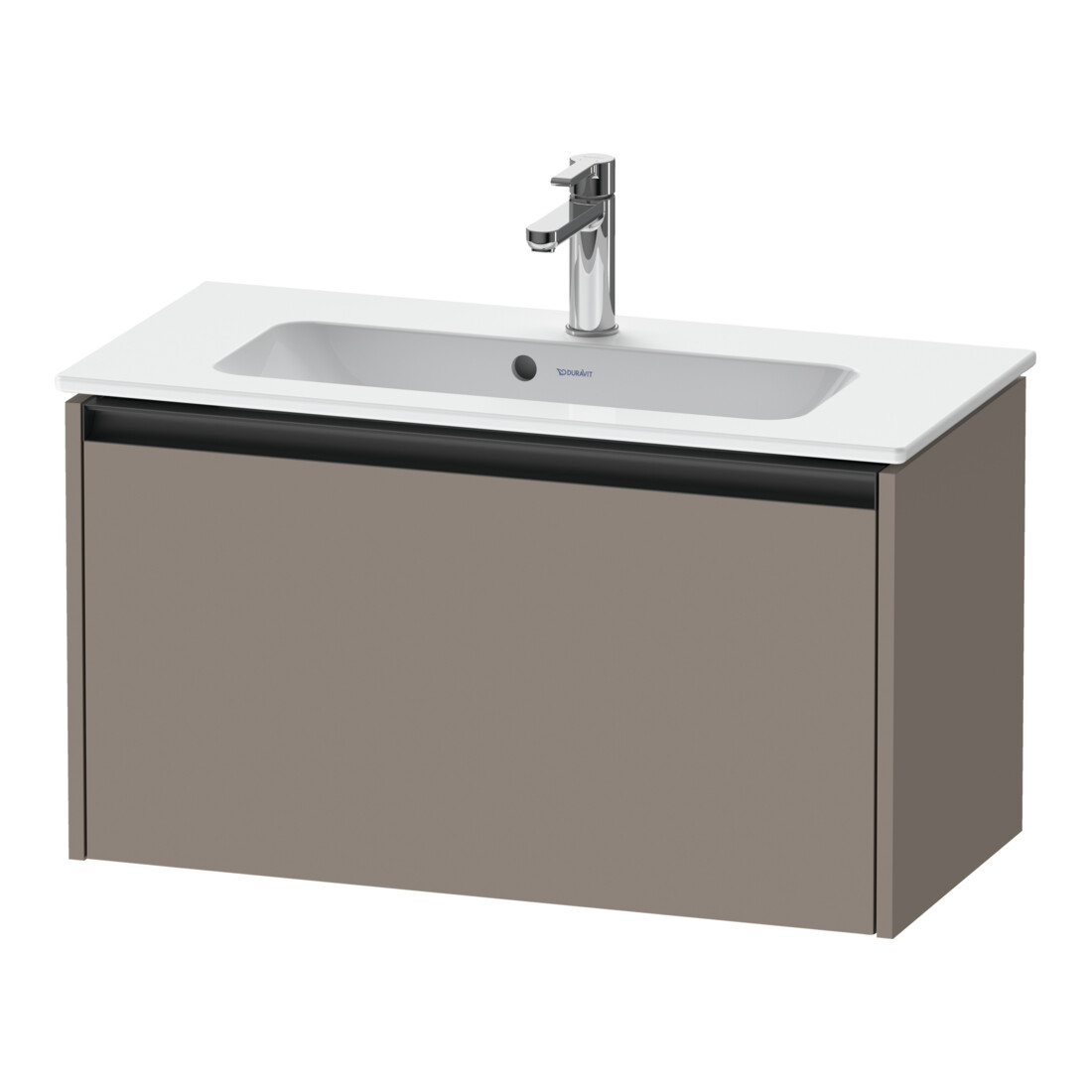 Duravit Meuble sous lavabo Ketho.2 Compact 81x39cm, blanc mat, 1 tiroir, suspendu