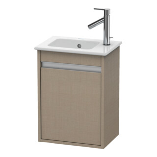 Duravit Meuble sous-lavabo Ketho 40x28,5x55 cm, suspendu, porte droite, lin