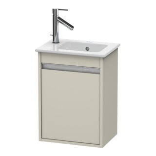 Duravit Meuble sous-lavabo Ketho 40x28,5x55 cm, suspendu, porte droite, taupe