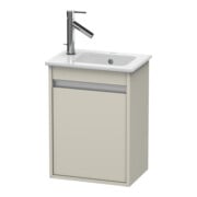 Duravit Meuble sous-lavabo Ketho 40x28,5x55 cm, suspendu, porte droite, taupe