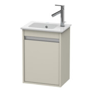 Duravit Meuble sous lavabo Ketho 40x28,5x55 cm, suspendu, porte gauche, taupe