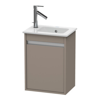 Duravit Meuble sous-lavabo Ketho 40x28,5x55 cm, suspendu, T dr, basalte mat