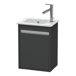 Duravit Meuble sous-lavabo Ketho 40x28,5x55 cm, suspendu, T g, graphite mat