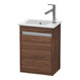 Duravit Meuble sous-lavabo Ketho 40x28,5x55 cm, suspendu, T g, noyer foncé-1