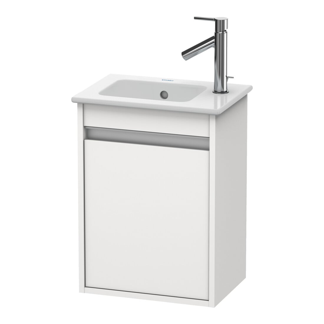 Duravit Meuble sous-lavabo Ketho 40x28,5x55 cm, suspendu, tiroir gauche, blanc mat