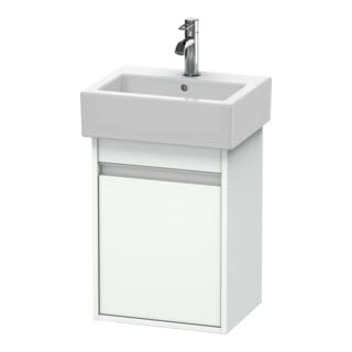 Duravit Meuble sous lavabo Ketho 40x32x55 cm, suspendu, porte gauche, blanc mat