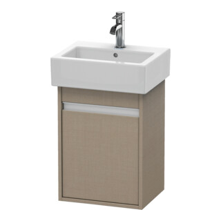 Duravit Meuble sous-lavabo Ketho 40x32x55 cm, suspendu, porte gauche, lin