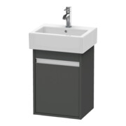 Duravit Meuble sous lavabo Ketho 40x32x55 cm, suspendu, T dr, graphite mat-1