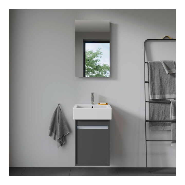 Duravit Meuble sous lavabo Ketho 40x32x55 cm, suspendu, T dr, graphite mat