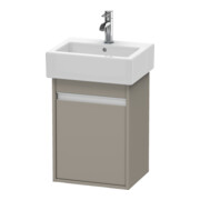 Duravit Meuble sous-lavabo Ketho 40x32x55 cm, suspendu, T droite, basalte mat-1