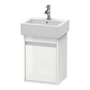 Duravit Meuble sous-lavabo Ketho 40x32x55 cm, suspendu, T droite, blanc brillant