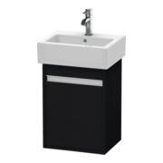 Duravit Meuble sous-lavabo Ketho 40x32x55 cm, suspendu, T gauche, chêne noir-1