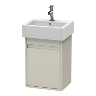Duravit Meuble sous-lavabo Ketho 40x32x55cm, suspendu, porte droite, taupe