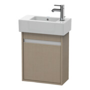 Duravit Meuble sous-lavabo Ketho 45x22,5x55 cm, suspendu, porte droite, lin