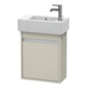 Duravit Meuble sous lavabo Ketho 45x22,5x55 cm, suspendu, porte droite, taupe-1
