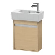 Duravit Meuble sous-lavabo Ketho 45x22,5x55 cm, suspendu, T droite, chêne naturel