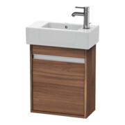Duravit Meuble sous-lavabo Ketho 45x22,5x55 cm, suspendu, T gauche, Noyer naturel-1