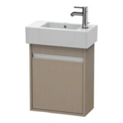 Duravit Meuble sous lavabo Ketho 45x22,5x55cm, suspendu, porte gauche, lin