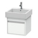 Duravit Meuble sous-lavabo Ketho 45x44 cm, blanc mat, 1 tiroir, suspendu-1