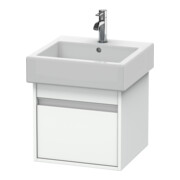 Duravit Meuble sous-lavabo Ketho 45x44 cm, blanc mat, 1 tiroir, suspendu-1