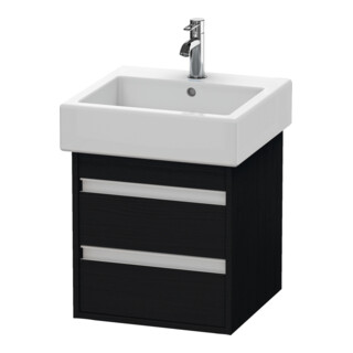 Duravit Meuble sous-lavabo Ketho 45x44 cm, blanc œuf, 2 tiroirs, suspendu