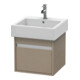 Duravit Meuble sous-lavabo Ketho 45x44 cm, lin, 1 tiroir, suspendu-1