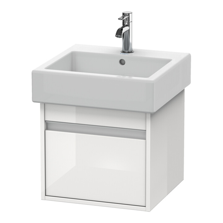 Duravit Meuble sous-lavabo Ketho 45x44 cm, taupe, 1 tiroir, suspendu