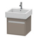 Duravit Meuble sous-lavabo Ketho 45x44cm, bas mat, 1 tiroir, suspendu-1