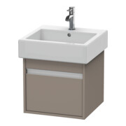 Duravit Meuble sous-lavabo Ketho 45x44cm, bas mat, 1 tiroir, suspendu