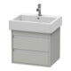 Duravit Meuble sous-lavabo Ketho 55x44 cm, béton gris, 2 tiroirs, suspendu-1