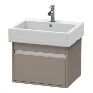 Duravit Meuble sous-lavabo Ketho 55x44 cm, blanc mat, 1 tiroir, suspendu