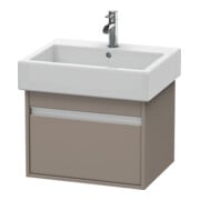 Duravit Meuble sous-lavabo Ketho 55x44 cm, blanc mat, 1 tiroir, suspendu