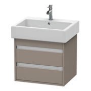 Duravit Meuble sous lavabo Ketho 55x44 cm, blanc mat, 2 tiroirs, suspendu-1