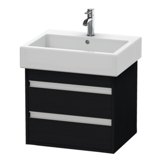 Duravit Meuble sous-lavabo Ketho 55x44 cm, blanc œuf, 2 tiroirs, suspendu