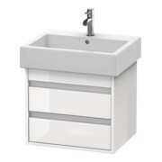 Duravit Meuble sous-lavabo Ketho 55x44 cm, Taupe, 2 tiroirs, suspendu-5