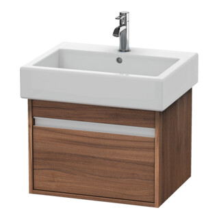 Duravit Meuble sous-lavabo Ketho 55x44cm, noyer naturel, 1 tiroir, suspendu