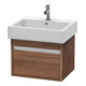 Duravit Meuble sous-lavabo Ketho 55x44cm, noyer naturel, 1 tiroir, suspendu-1