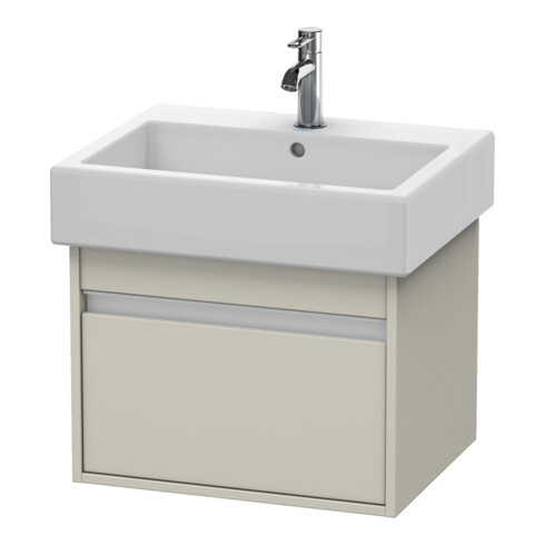 Duravit Meuble sous lavabo Ketho 55x44cm, taupe, 1 tiroir, suspendu