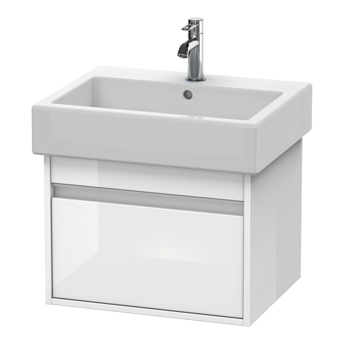 Duravit Meuble sous lavabo Ketho 55x44cm, taupe, 1 tiroir, suspendu