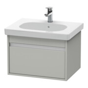 Duravit Meuble sous lavabo Ketho 60x45,5 cm, béton gris, 1 tiroir, suspendu-1