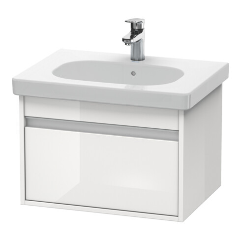 Duravit Meuble sous-lavabo Ketho 60x45,5 cm, blanc mat, 1 tiroir, suspendu