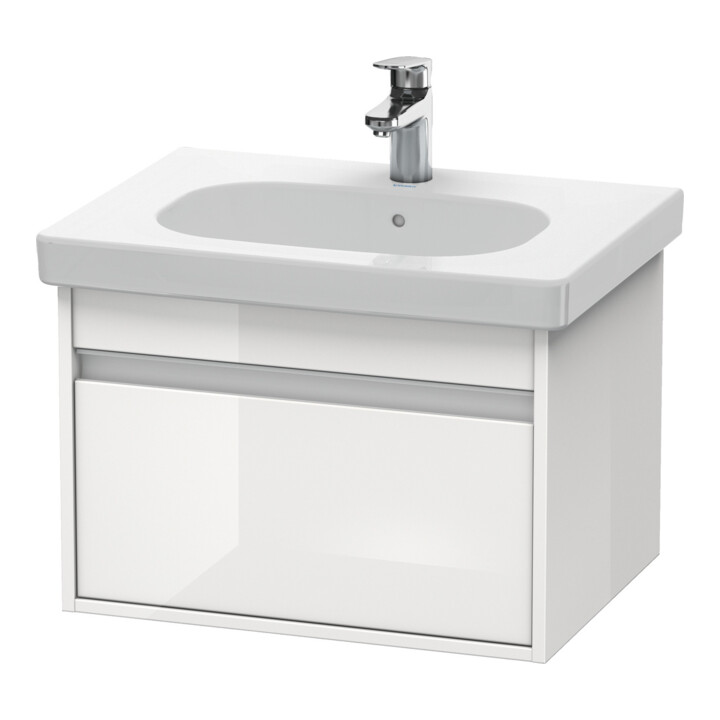 Duravit Meuble sous-lavabo Ketho 60x45,5 cm, blanc mat, 1 tiroir, suspendu